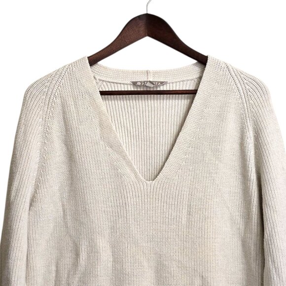 Athleta Switchback Pullover Sweater In Moonlight Heather Sz S - Picture 3 of 11